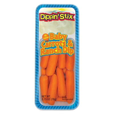 Dippin Stix  Carrots and Ranch Snack Kit, 2.75, 6/Box (307-00369)