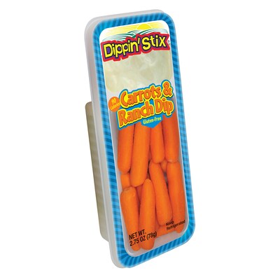 Dippin' Stix  Carrots and Ranch Snack Kit, 2.75, 6/Box (307-00369)