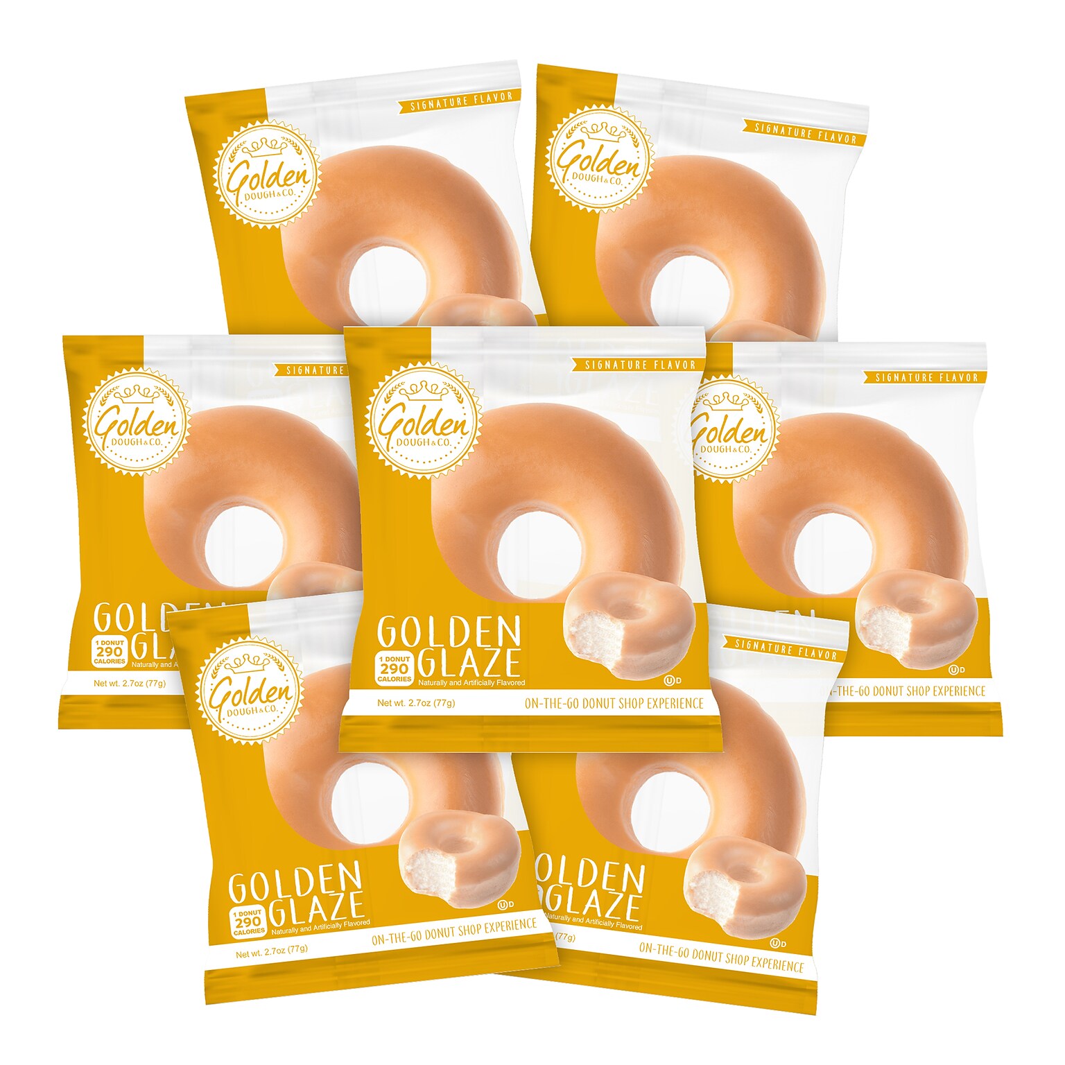 Golden Dough Glazed Donut, 2.7 oz, 7/Box (307-00372)