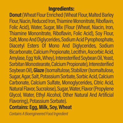 Golden Dough Glazed Donut, 2.7 oz, 7/Box (307-00372)