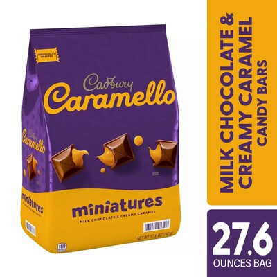 Cadbury Caramello Miniatures Milk Chocolate and Caramel Pieces, 27.6 oz. (325-00012)
