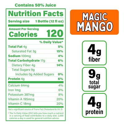 Koia Magic Mango Smothie, 12 Oz, 12 Ct.