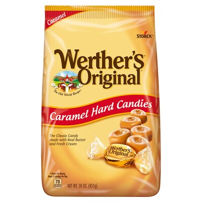 Riesen Carmel Chocolates and Werther's Original Carmel Hard Candies, 30 oz., 2/Bundle (600-00285)