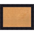 Amanti Art Framed Cork Board Large Annatto Mahogany 33 x 25 Frame Mahogany (DSW3980517)