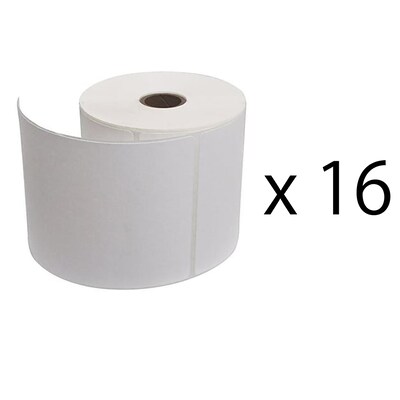 Vangoddy Industrial Thermal Labels, 4" x 6", White, 250 Labels/Roll, 16 Rolls/Pack, 4000 Labels/Box(PT_000000932)
