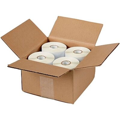 Vangoddy Industrial Thermal Labels, 4" x 6", White, 250 Labels/Roll, 4 Rolls/Pack, 1000 Labels/Box (PT_000000930)