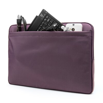 Vangoddy Nylon Sleeve Case for 14 inch 15.6 Inch Laptop, Purple (PT_NBKLEA113_HP)