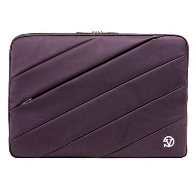 Vangoddy Nylon Sleeve Case for 14 inch 15.6 Inch Laptop, Purple (PT_NBKLEA113_HP)