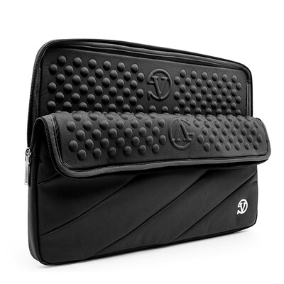 Vangoddy Nylon Sleeve Case for 14 inch 15.6 Inch Laptop, Black (PT_NBKLEA111_HP)