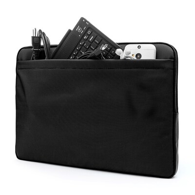 Vangoddy Nylon Sleeve Case for 14 inch 15.6 Inch Laptop, Black (PT_NBKLEA111_HP)
