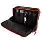 Vangoddy Laptop Briefcase, Black/Orange Nylon (PT_NBKLEA284_17)