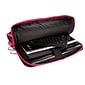 Vangoddy Nylon Backpack Messenger Shoulder Bag Case for 13.3 to 14 Inch Laptop, Black Pink (PT_NBKLEA283_17)
