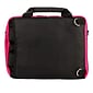 Vangoddy Laptop Tote, Black/Pink Nylon (PT_NBKLEA293_17)
