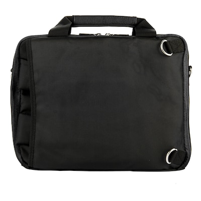 Vangoddy Nylon Backpack Messenger Shoulder Bag Case for 13.3 to 14 Inch Laptop, Black (PT_NBKLEA282_17)