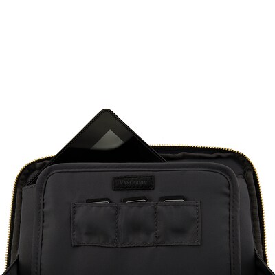 Vangoddy Leather Tablet Sleeve for iPad Samsung Galaxy Kindle Fire, Black (PT_RDYLEA591_HP)