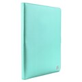 Vangodd Leather Executive Universal Portfolio Case for 10 inch to 11.5 Inch tablet, Aqua Blue (PT_SURLEA012)