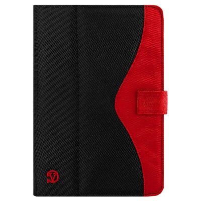 Vangoddy Universal Portfolo Case for iPad Pro 10.5-inch tablet, Black Red (RDYLEA373)