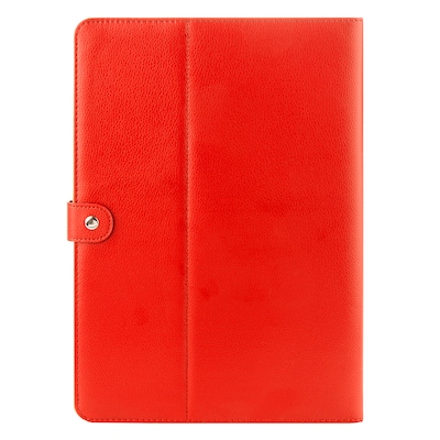 Vangoddy Leather Executive Universal Portfolio Case for 10 inch to 11.5 Inch tablet, Red (PT_SURLEA013)