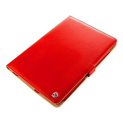 Vangoddy Leather Executive Universal Portfolio Case for 10 inch to 11.5 Inch tablet, Red (PT_SURLEA013)