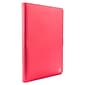 Vangoddy Leather Executive Universal Portfolio Case for 10 inch to 11.5 Inch tablet, Pink (PT_SURLEA014)
