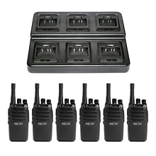 Midland BR200 + Multi Charger 6 Pack (BR200X6BGC)