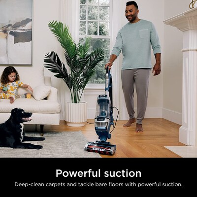 Shark Stratos Corded Upright Vacuum, Bagless, Navy (AZ3002)