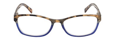 VK Couture +1.25 Strength High Fashion Reading Glasses, Purple Brown Demi (E1301)