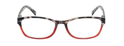 VK Couture +1.25 Strength High Fashion Reading Glasses, Red Grey Demi (E1301)