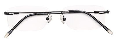 Optitek +1.25 Strength Hi Tech Reading Glasses, Black (EAR7120)