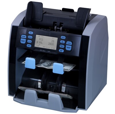 Carnation Mixed Denomination Money Bill Currency Counter Sorter CR1500 with Value Counting, Serial Number Recognition