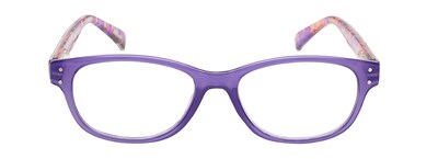 VK Couture +1.75 Strength High Fashion Reading Glasses, Pastel Purple (E1303)