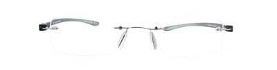 Flex 2 +1.50 Strength Flexible Reading Glasses, Grey (E5026)