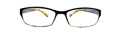 Flex 2 +2.00 Strength Flexible Reading Glasses, Black Demi  (E5028-200-960)