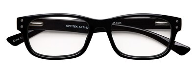Optitek +3.00 Strength Hi Tech Reading Glasses, Black (EAR7162)