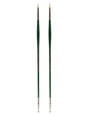 Grumbacher Gainsborough Oil and Acrylic Brushes 1 round [Pack of 2] (PK2-1271R.1)