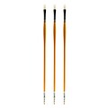 Grumbacher Bristlette Oil and Acrylic Brushes, 3 Flat, Pack of 3 (PK3-4720F.3)