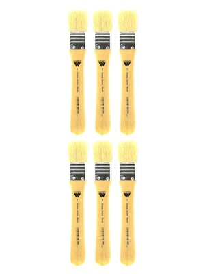 Martin/F. Weber Prima Artist Hake and Wash Brushes white bristle wash 1 short handle [Pack of 6] (PK6-7023-1)