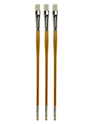Grumbacher Bristlette Oil and Acrylic Brushes 8 bright [Pack of 3] (PK3-4720B.8)
