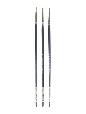 Royal and Langnickel Sabletek Brushes, Long Handle 6 Round L95500, Pack of 3 (PK3-L95500-6)