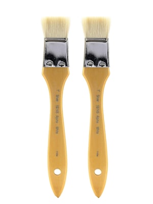 Silver Brush Series 5514S Alpine White Wash Brush 1 in. [Pack of 2] (PK2-5514S-1 in)