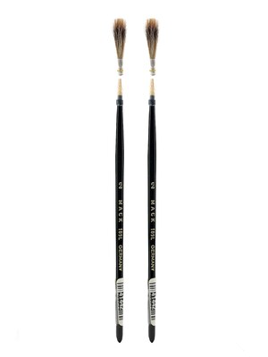 Andrew Mack Series 189L Grey Quill Brush 2, Pack of 2 (PK2-189L-2)