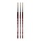 Princeton Velvetouch Mixed Media Brushes 4 round [Pack of 3] (PK3-3950R-4)