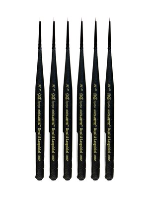Royal and Langnickel Series 4200 Mini-Majestic Brushes 20/0 spotter [Pack of 6] (PK6-R4200SP-20/0)