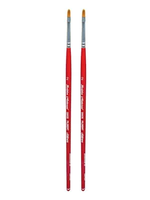 Silver Brush Golden Natural Series Brushes 2 filbert 2003S [Pack of 2] (PK2-2003S-2)