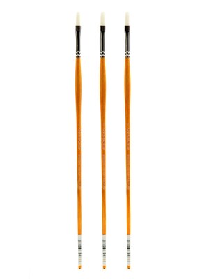 Grumbacher Bristlette Oil and Acrylic Brushes 2 flat [Pack of 3] (PK3-4720F.2)