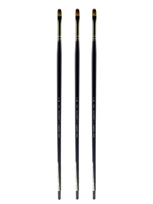 Royal and Langnickel Sabletek Brushes, Long Handle 6 Filbert L95525, Pack of 3 (PK3-L95525-6)