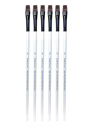 Robert Simmons Simply Simmons Extra Firm Filament bright long handle 6 [Pack of 6] (PK6-255341006)