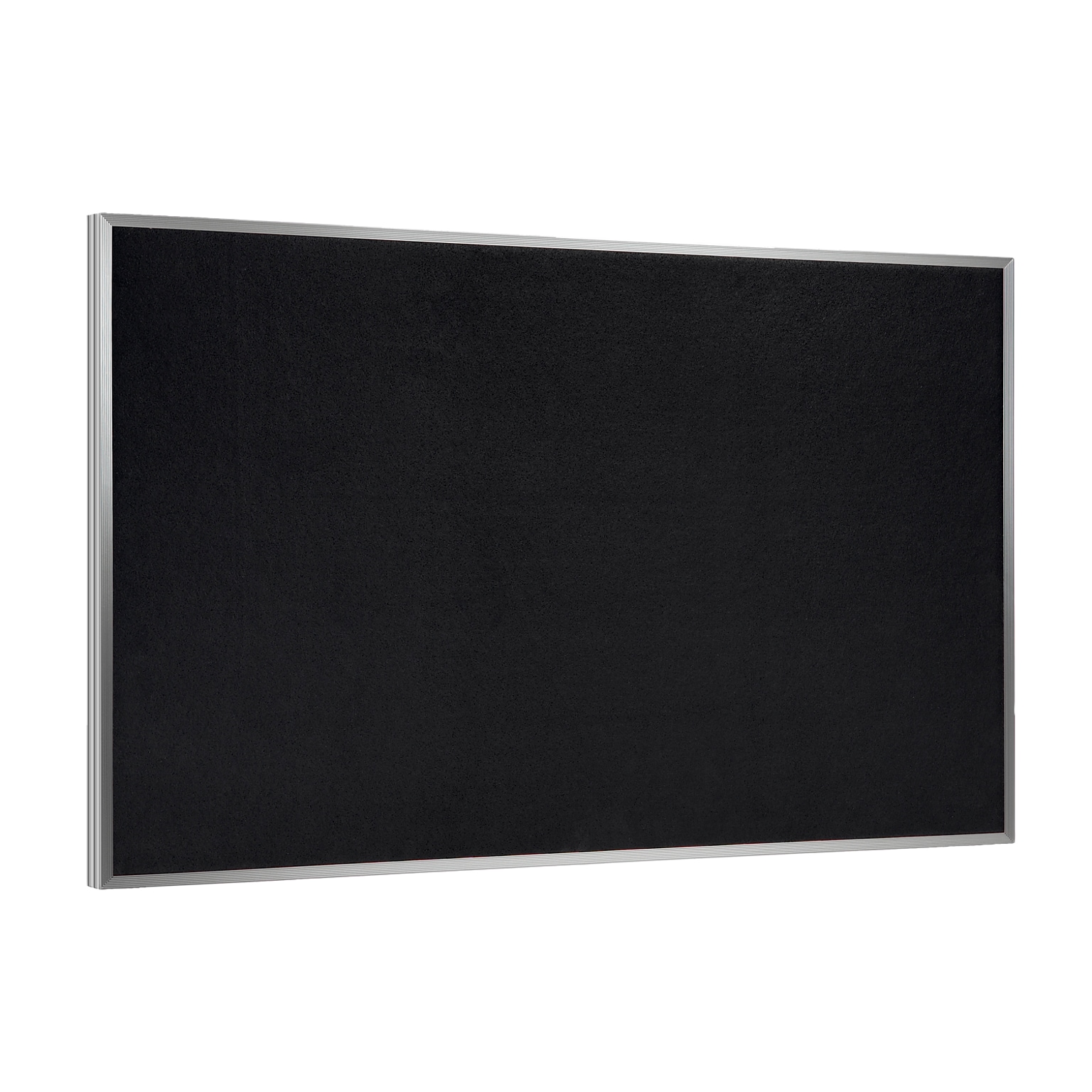 Ghent 3 H x 4 W Recycled Bulletin Board with Aluminum Frame, Black (ATR34-BK)