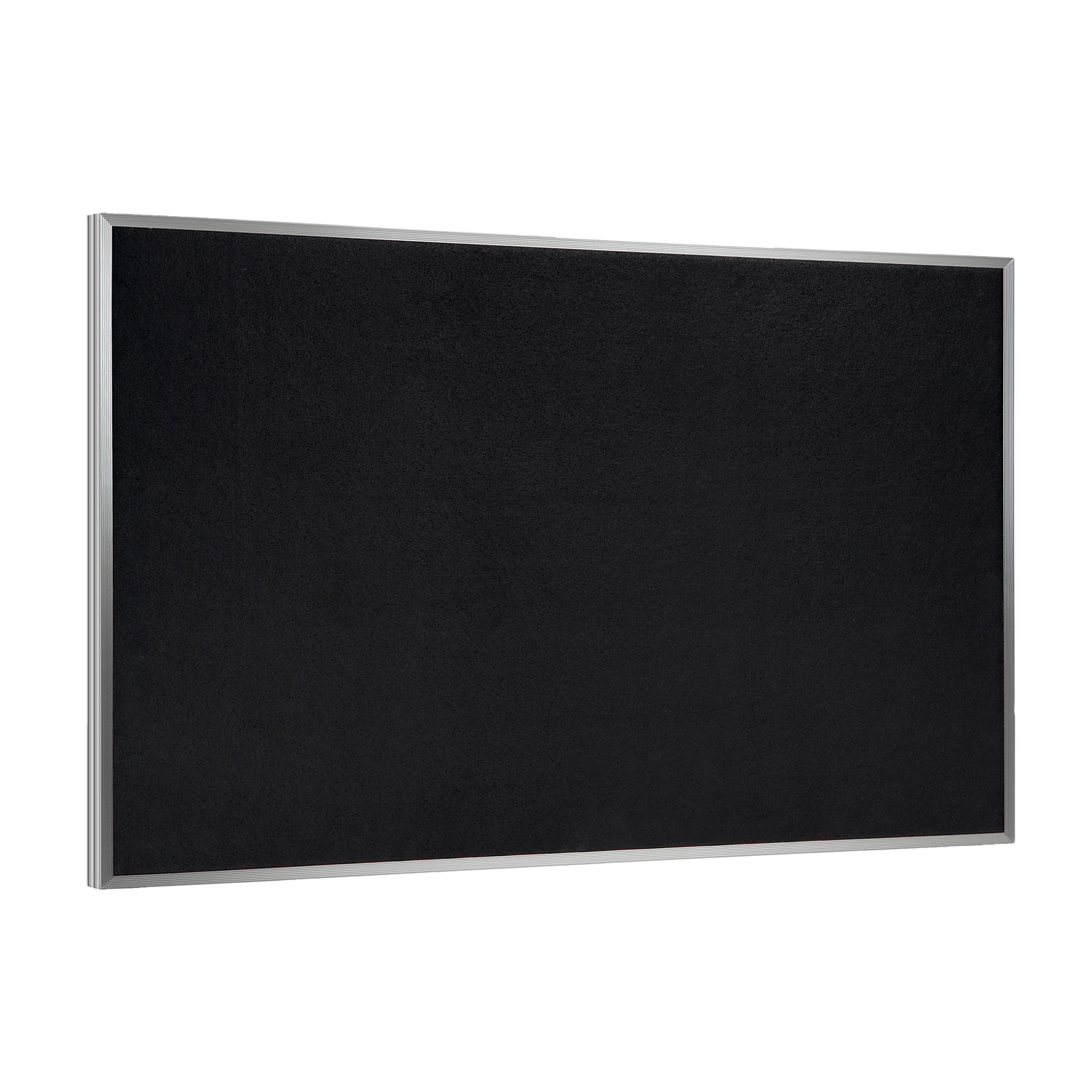 Ghent 2 H x 3 W Recycled Bulletin Board with Aluminum Frame, Black (ATR23-BK)