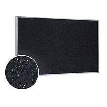 Ghent 4 H x 5 W Recycled Bulletin Board with Aluminum Frame, Confetti (ATR45-CF)